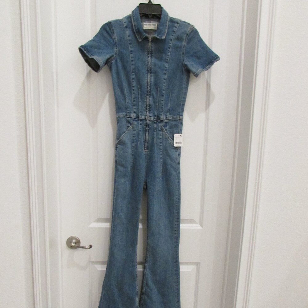 We The Free Freepeople Denim Jumpsuit Size XS